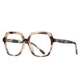 Retro 70S Oversized Polygon Glasses